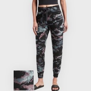 Athleta Balance Printed Tie Dye  Camo Jogger Multicolor Size XS Tencel Modal